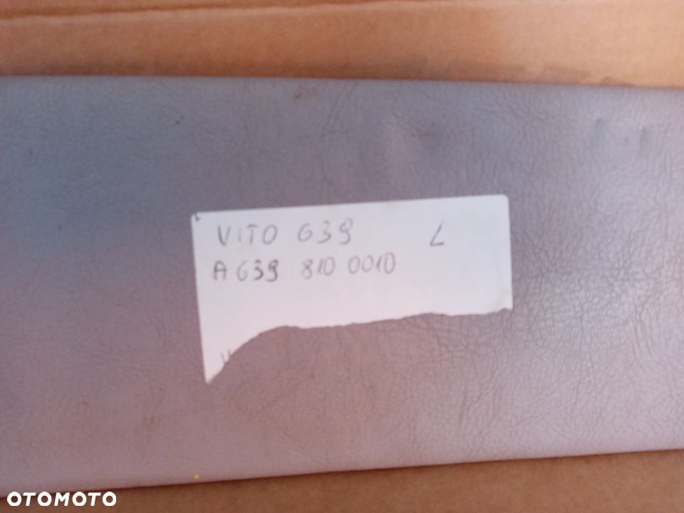 Słonecznik osłona przeciwsłoneczna lewa Mercedes Vito 639 A6398100010 - 5