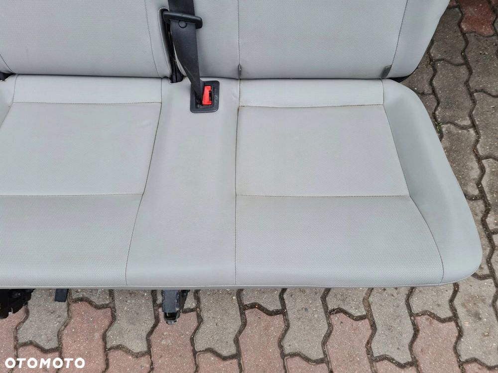 VW T5 LIFT fotel trójka ławka tył 3rząd SKAJA - 5