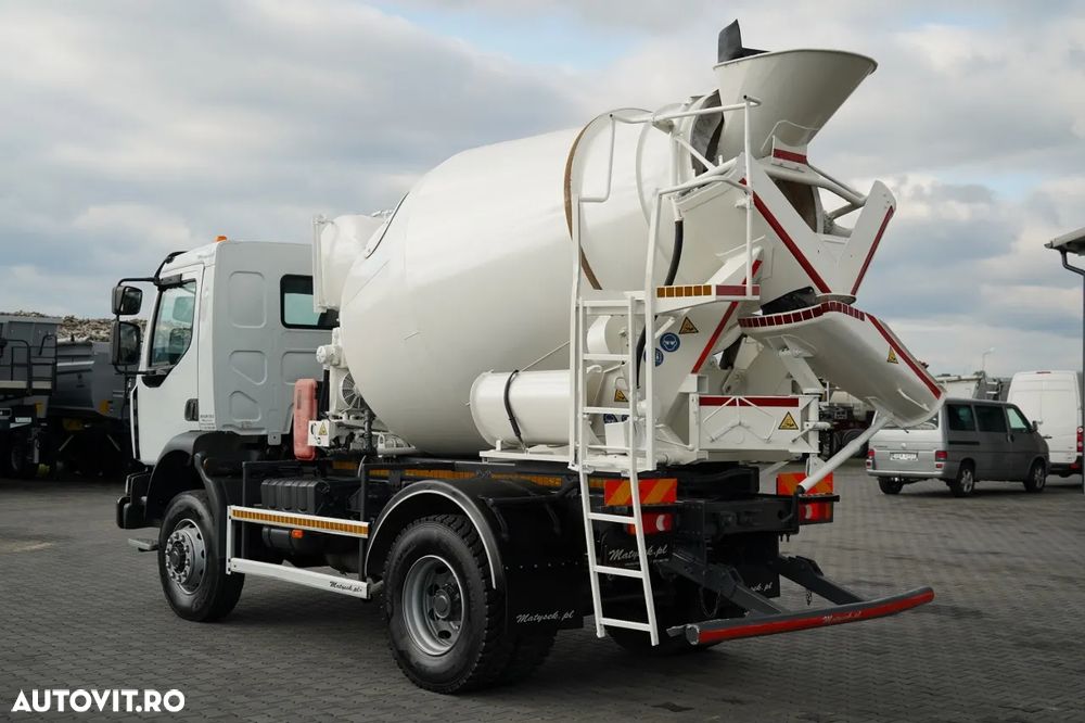 Renault KERAX / 4x4 / BETONIERĂ 5m³ / MANUALĂ / - 6
