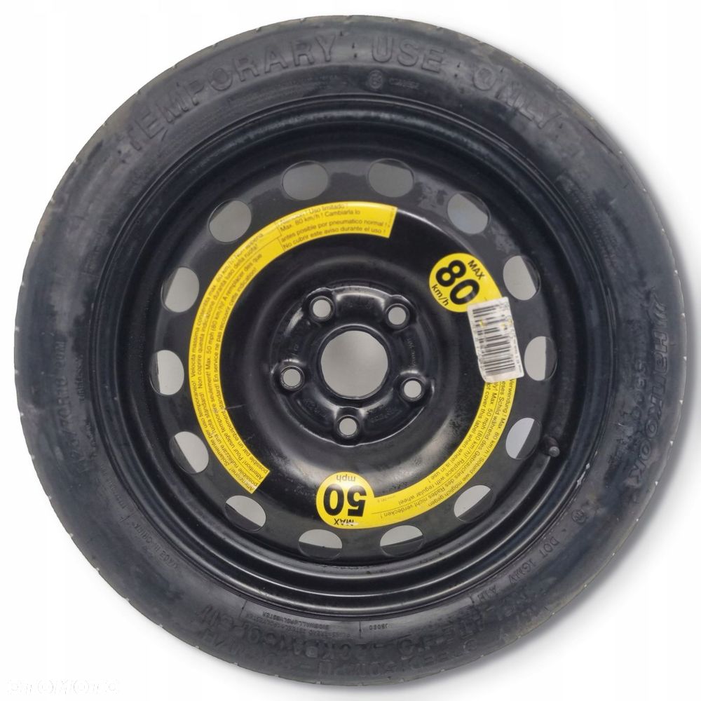 KOŁO DOJAZDOWE ZAPASOWE Audi Seat Vw Golf V 125/70 R16 1K0601027F 5x112 - 1