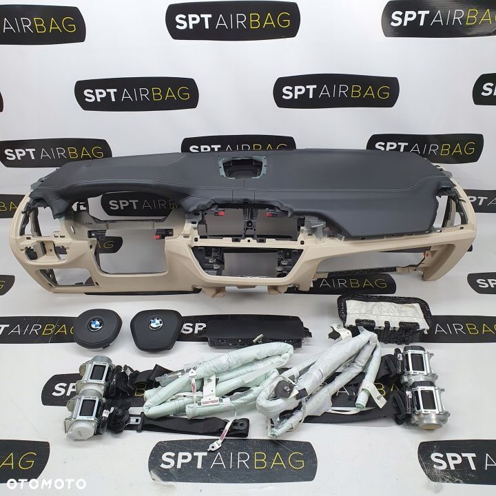 BMW X3 G01 X4 G02 DESKA ROZDZIELCZA KONSOLA KOKPIT PULPIT PODUSZKI AIRBAG AIR BAG PASY KURTYNY KIT SET - 1