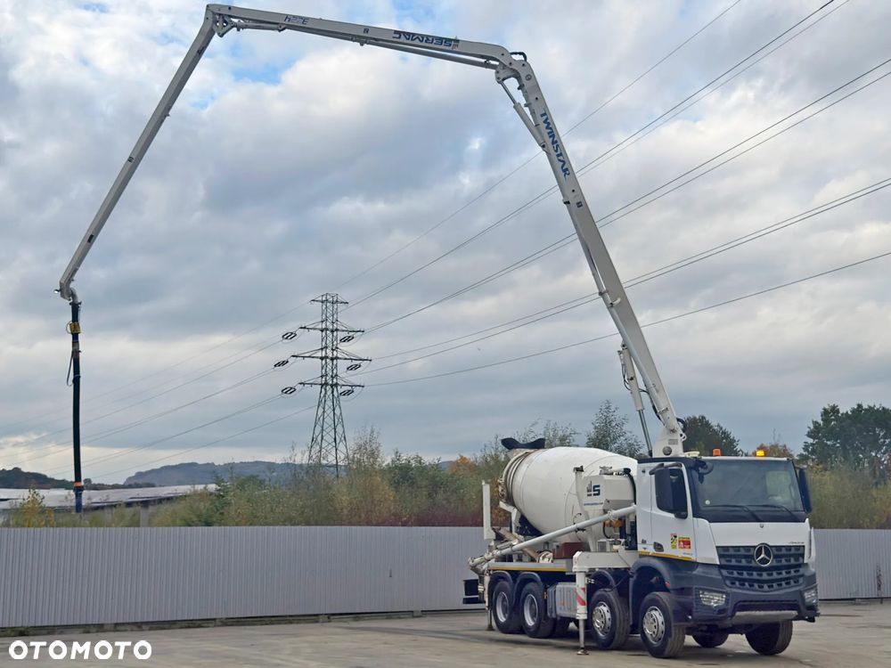 Mercedes-Benz ROCS 3743 * POMPA DO BETONU 25 m + PILOT * STAN BDB / 8x4 - 3