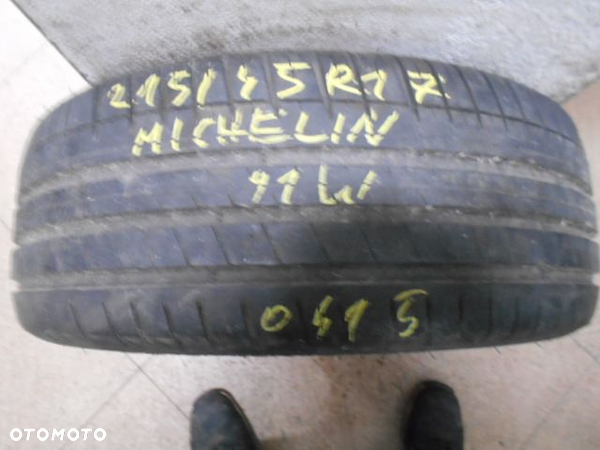 Opona pojedyńcza 215/45r17 michelin pilot sport 3 6,6mm lato