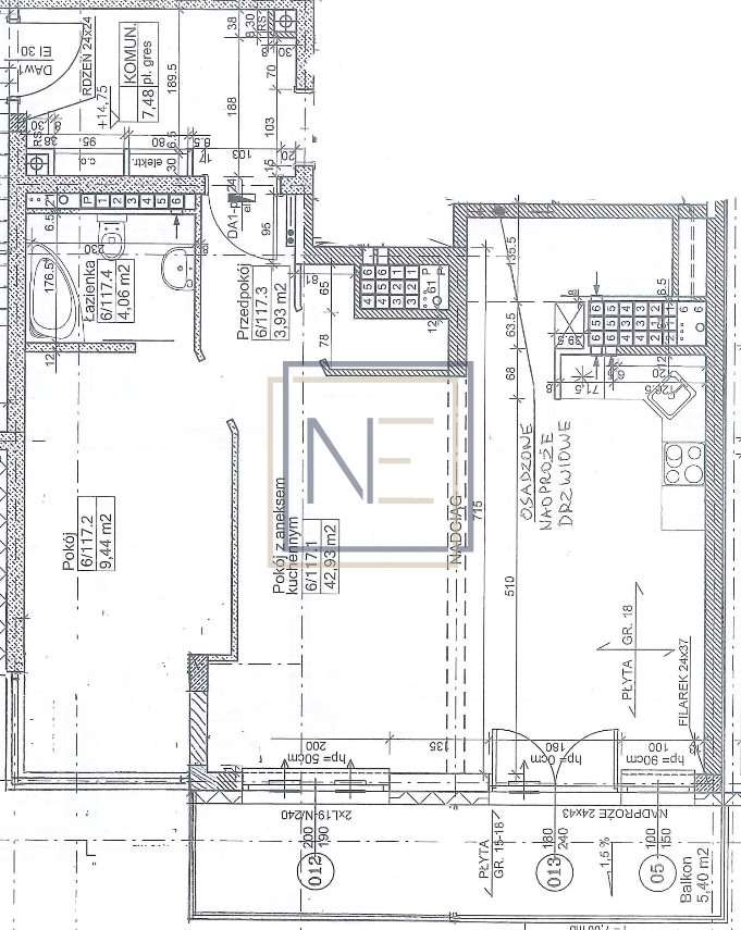 2-pokojowe mieszkanie 60,36m2 z balkonem| Zaświat