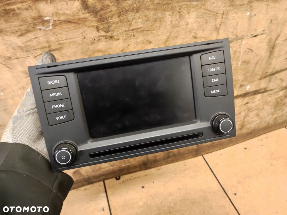 ekran wyświetlacz radia nawigacji leon iii 3 5f cupra - 5