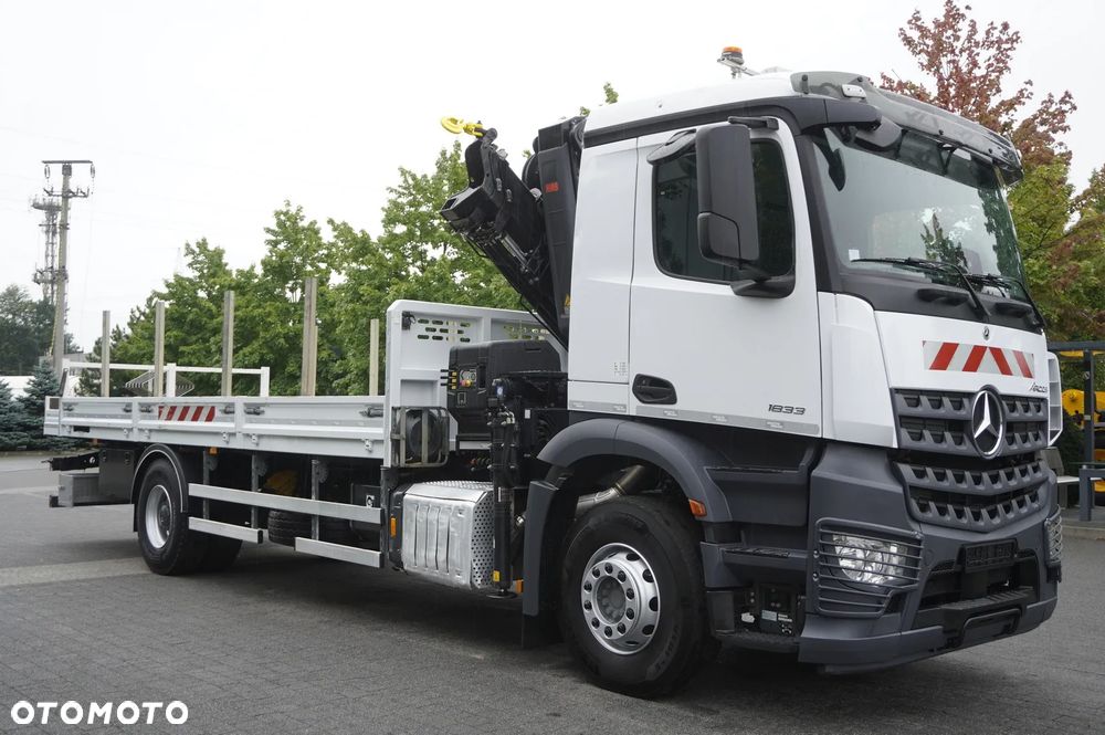 Mercedes-Benz Arocs 1833 4×2 / 50 tys. km! / HDS HIAB X-HIPRO 192 ES-3 / Pilot / 3 szt._261780 - 10