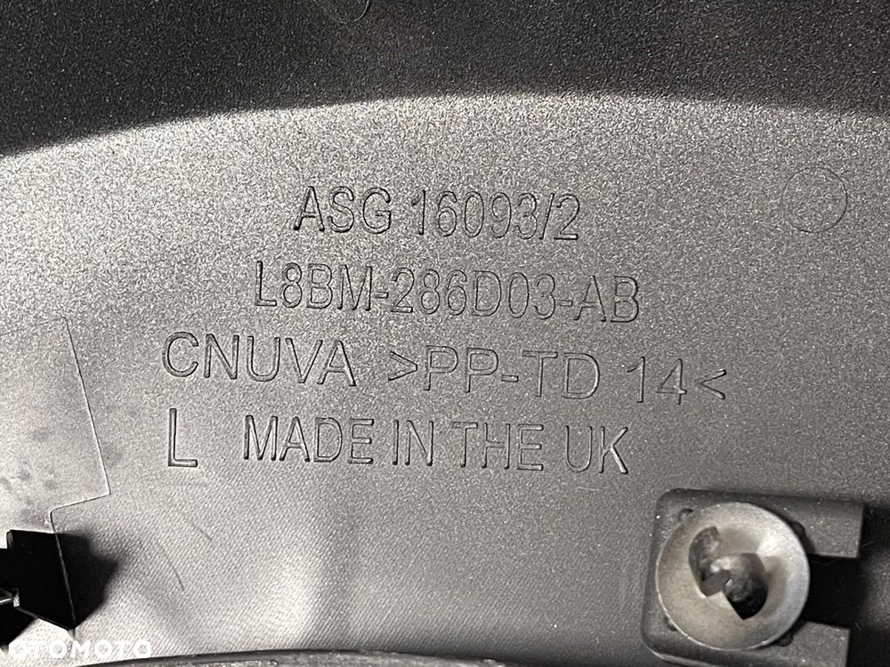 ORYGINALNY NOWY KOMPLET LISTWY BŁOTNIKA LAND ROVER DEFENDER IV 4 19-25 L663 PRAWA LEWA PRZÓD TYŁ - 13
