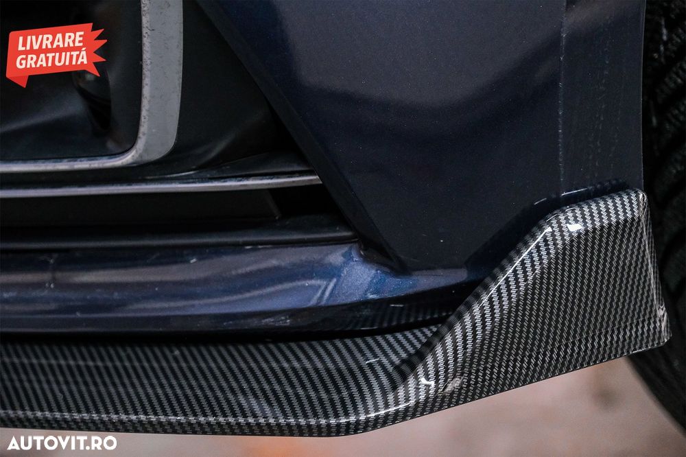 Prelungire Bara Fata Lip Audi A4 B9 8W S-Line (2016-2018) Carbon Look- livrare gratuita - 16