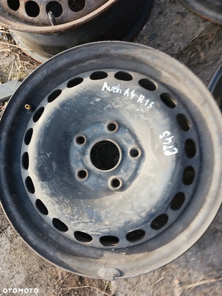 Felgi stalowe komplet 5x112 15'' ET45 Audi A4 B5 B6 A6 C5 Skoda Volkswagen Passat B5 B6 - 1