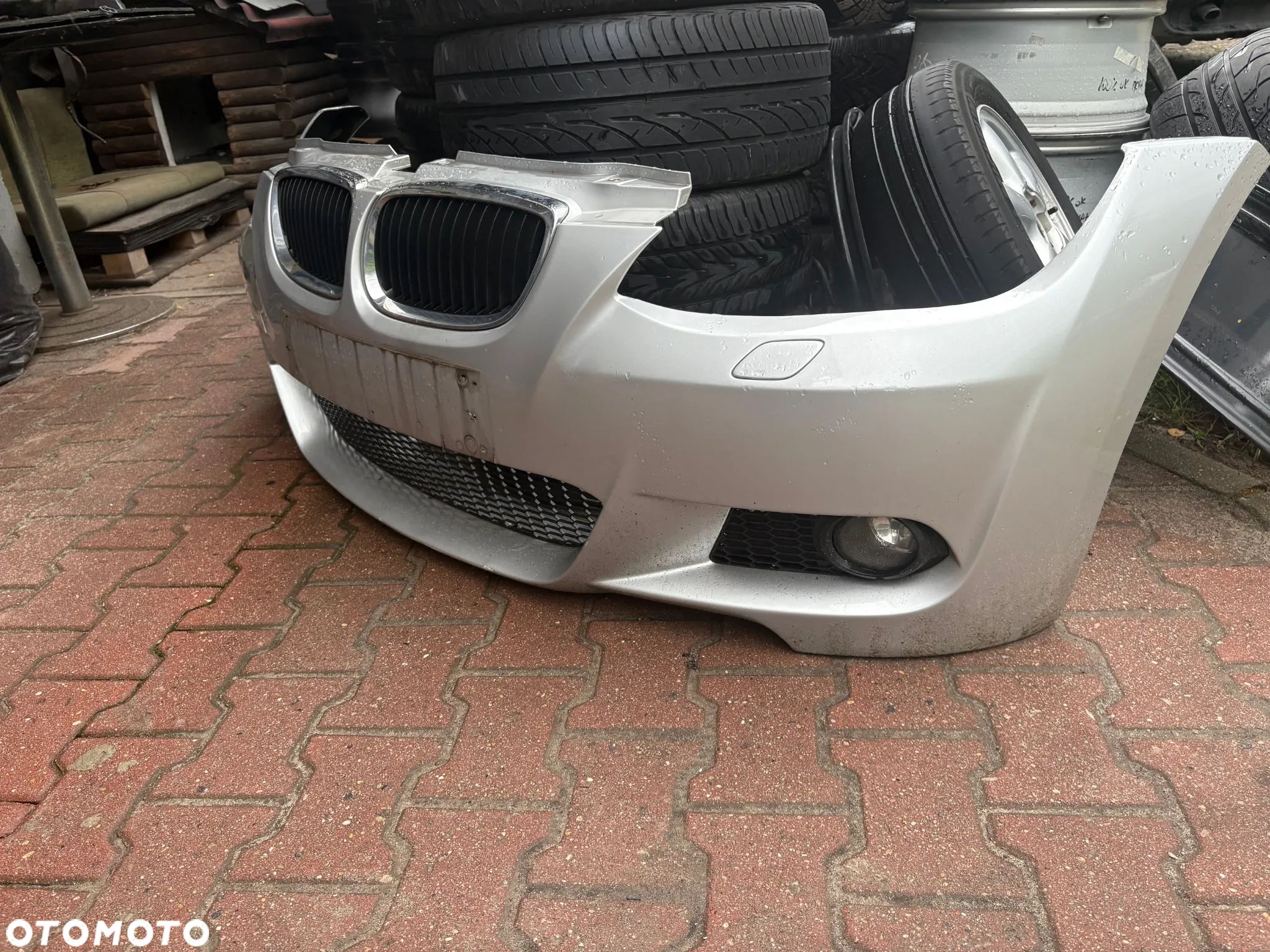 ZDERZAK PRZÓD PRZEDNI BMW E92 E93 M PAKIET 354 TITANSILBER zaślepki KPL LUX - 5