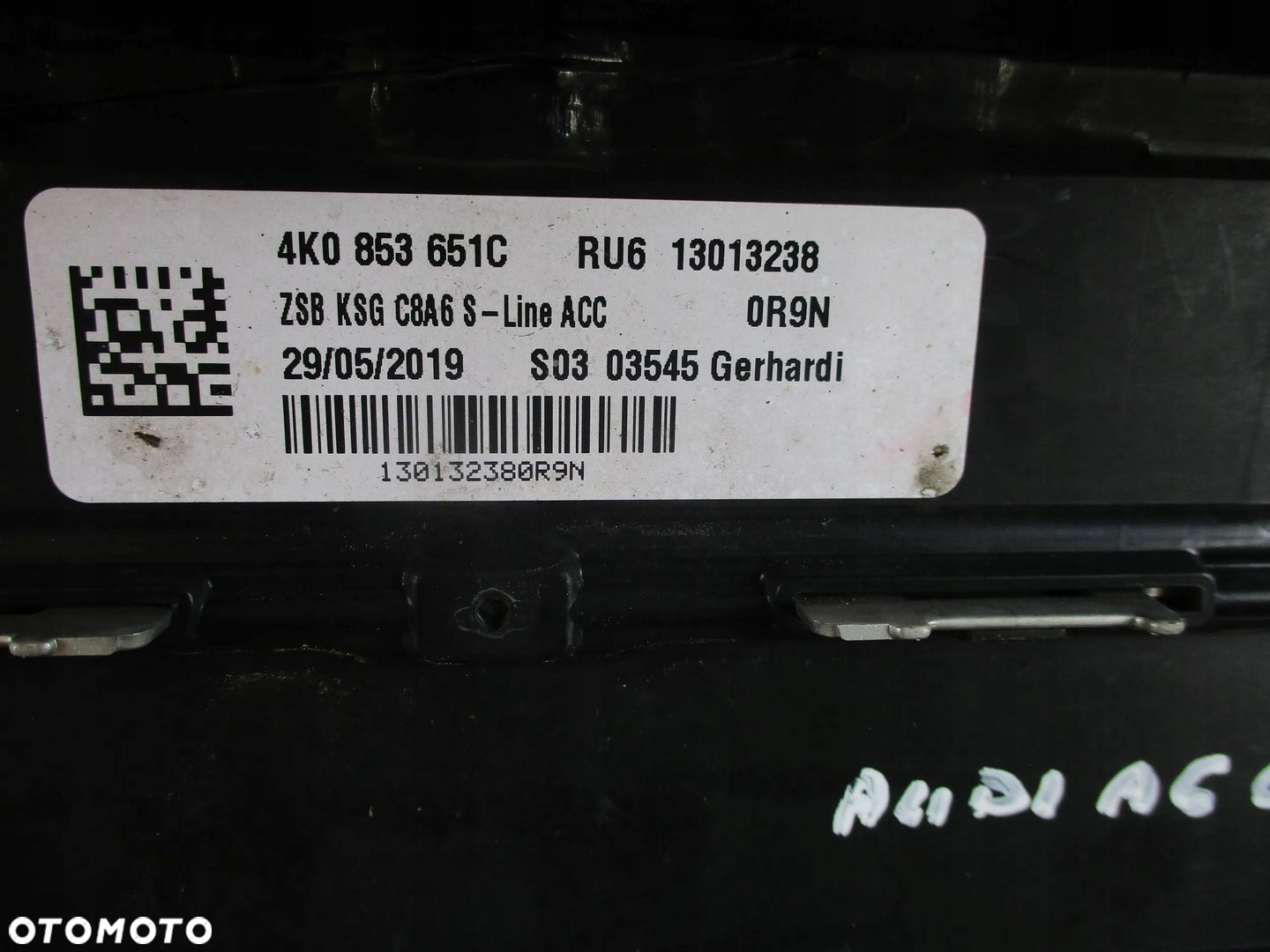 GRILL ATRAPA AUDI A6 C8 RADAR 4K0853651C - 7