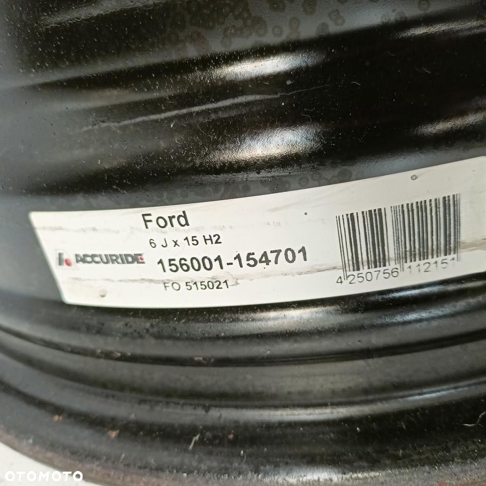 Felgi 4x108 15 Ford Fiesta VII + Kołpaki 4szt (F7826) - 6