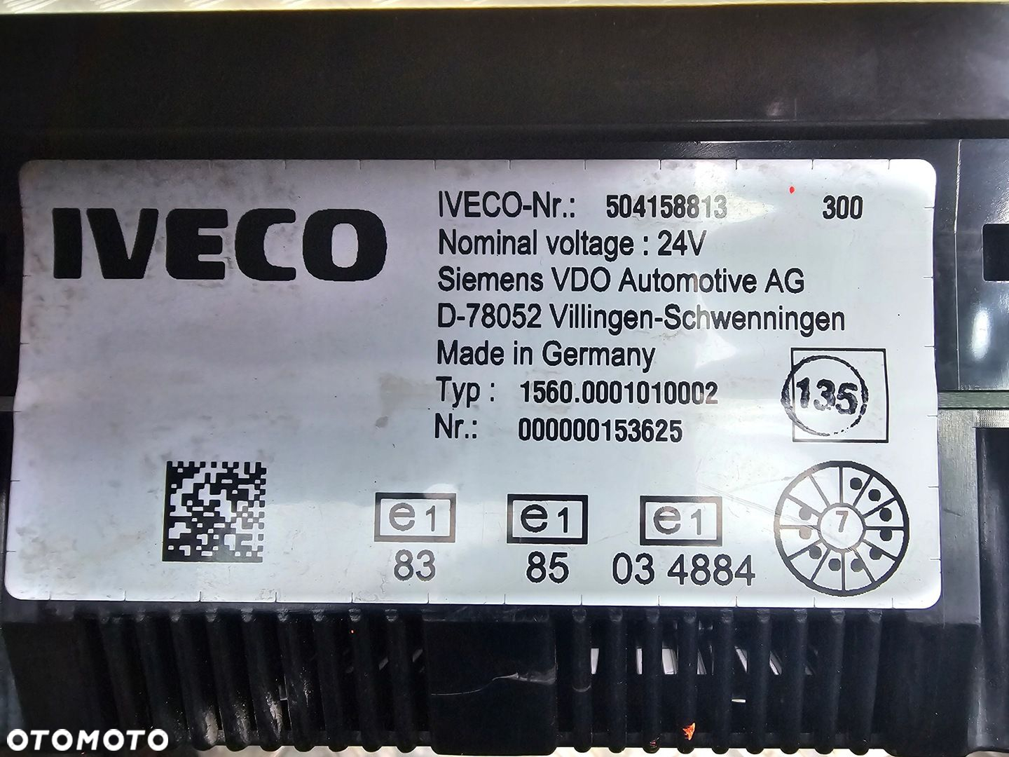 LICZNIK ZEGARY 504158813 IVECO EUROCARGO - 4