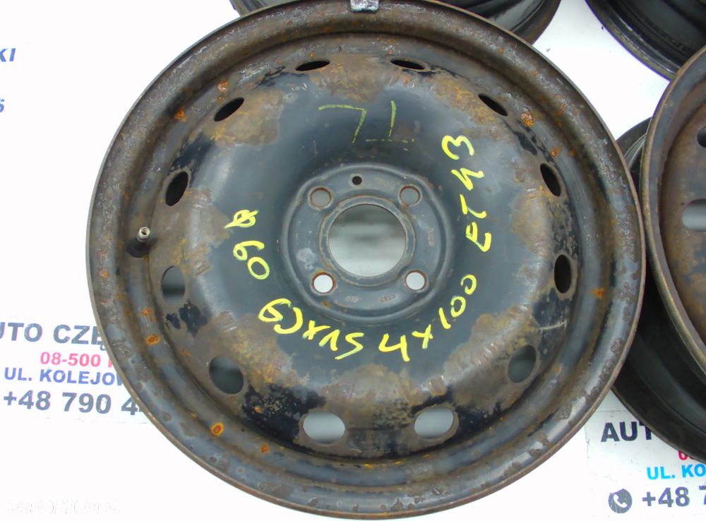 Felgi Stalowe Renault 4x100 6Jx15 et43 - 3