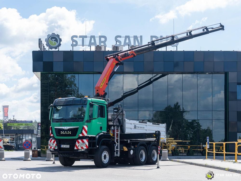 MAN TGS 33.480 6x4 PALFINGER PK 22002 HDS Żuraw Wywrotka Łyżka - 16