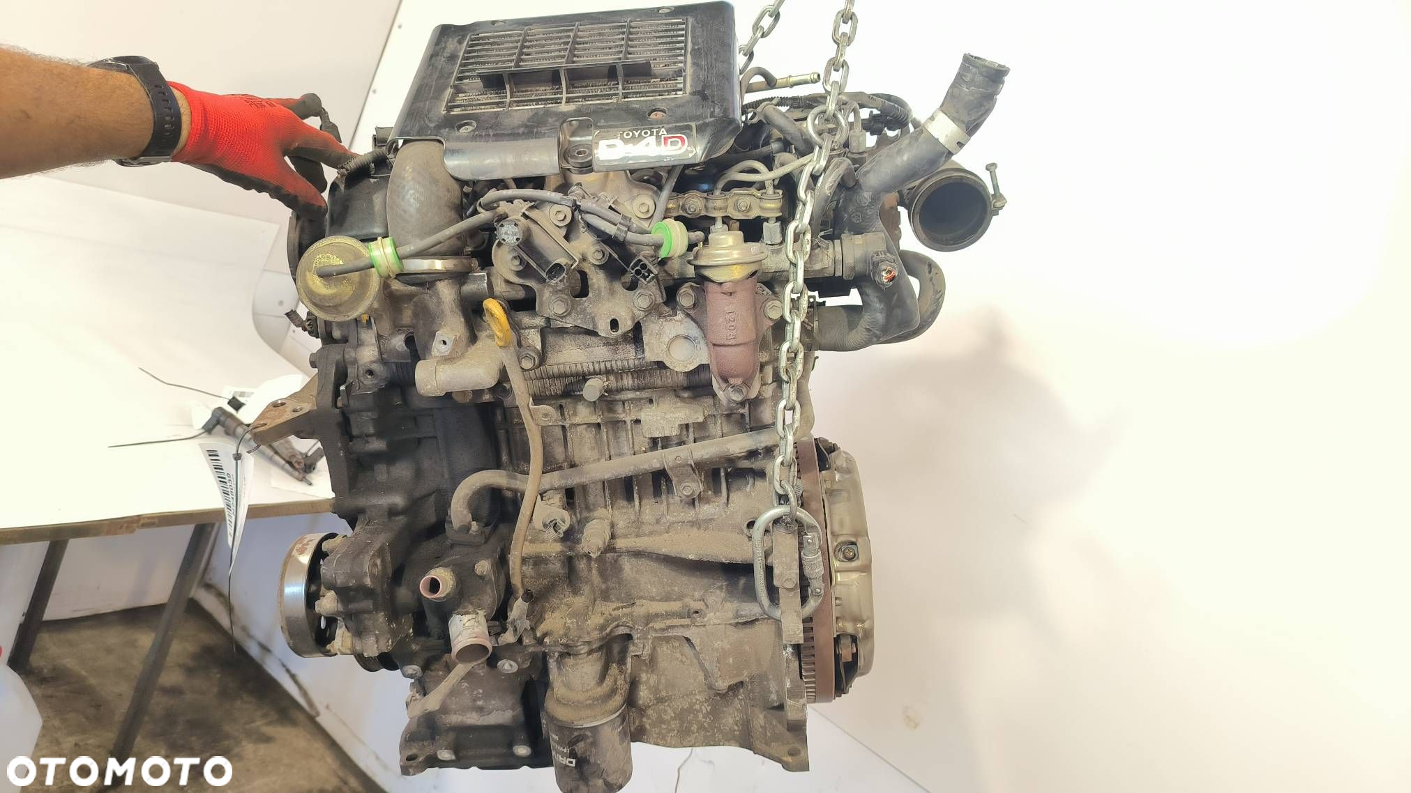 SILNIK KOMPLETNY TOYOTA YARIS I 1ND-P52A 1.4 D4D 75KM - 7