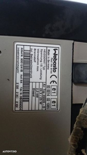 Sirocou  Webasto - 2