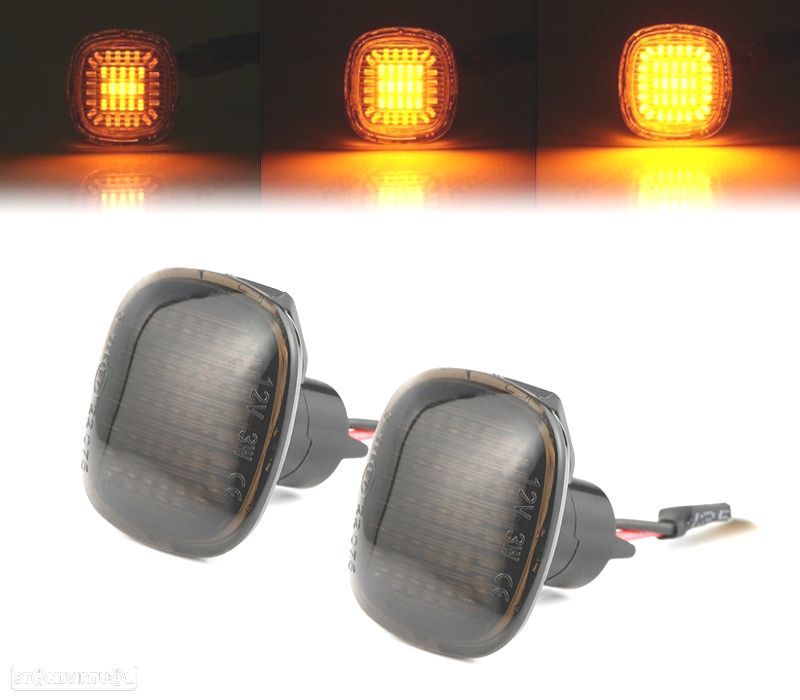 PISCAS LATERAIS LED ESCURECIDOS AUDI SKODA - 1