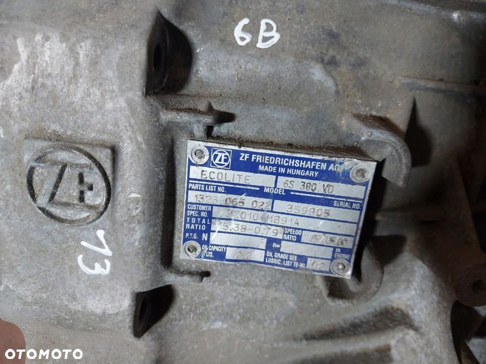 Skrzynia biegów, 6 biegów, 2,5L, Maxity Cabstar - 2