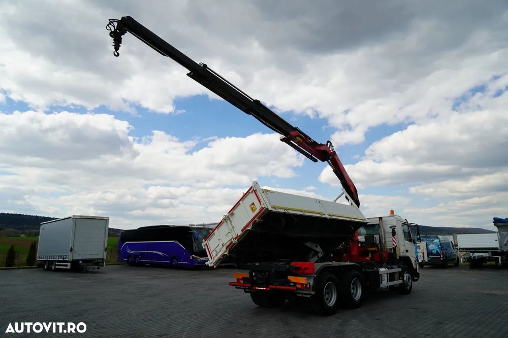 Volvo FMX 370 / 6X4 / TIPPER + FASSI F165XP HDS / MAX. CAPACITATE DE RIDICARE 5200 KG / COMANDĂ RADIO / HAYON LATERAL HIDRAULIC - 8