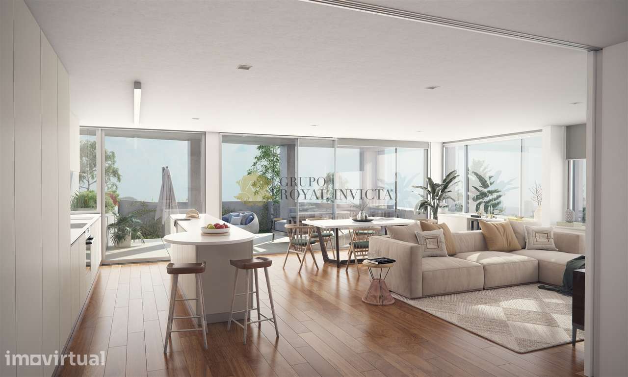 Apartamento T2 Novo de Luxo  -com garagem e varanda –  Boavista - Grande imagem: 5/11