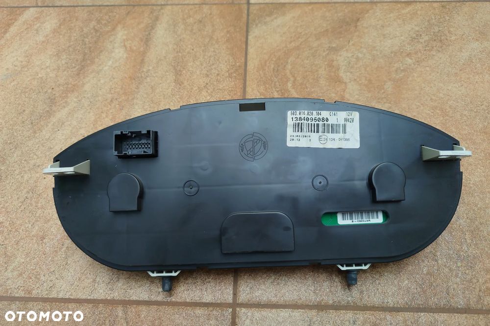 Zestaw startowy, komplet do odpalenia auta, komputer Continental SID208 sterownik silnika 2.2 HDI Euro5 130KM do Fiat Ducato III Peugeot Boxer II Citroen Jumper II 2011-2015r, w komplecie: sterownik silnika S180129101N / 9691854880 / 9676721380, stacyjka, kluczyk, moduł komfortu, immobilizer , licznik - 11