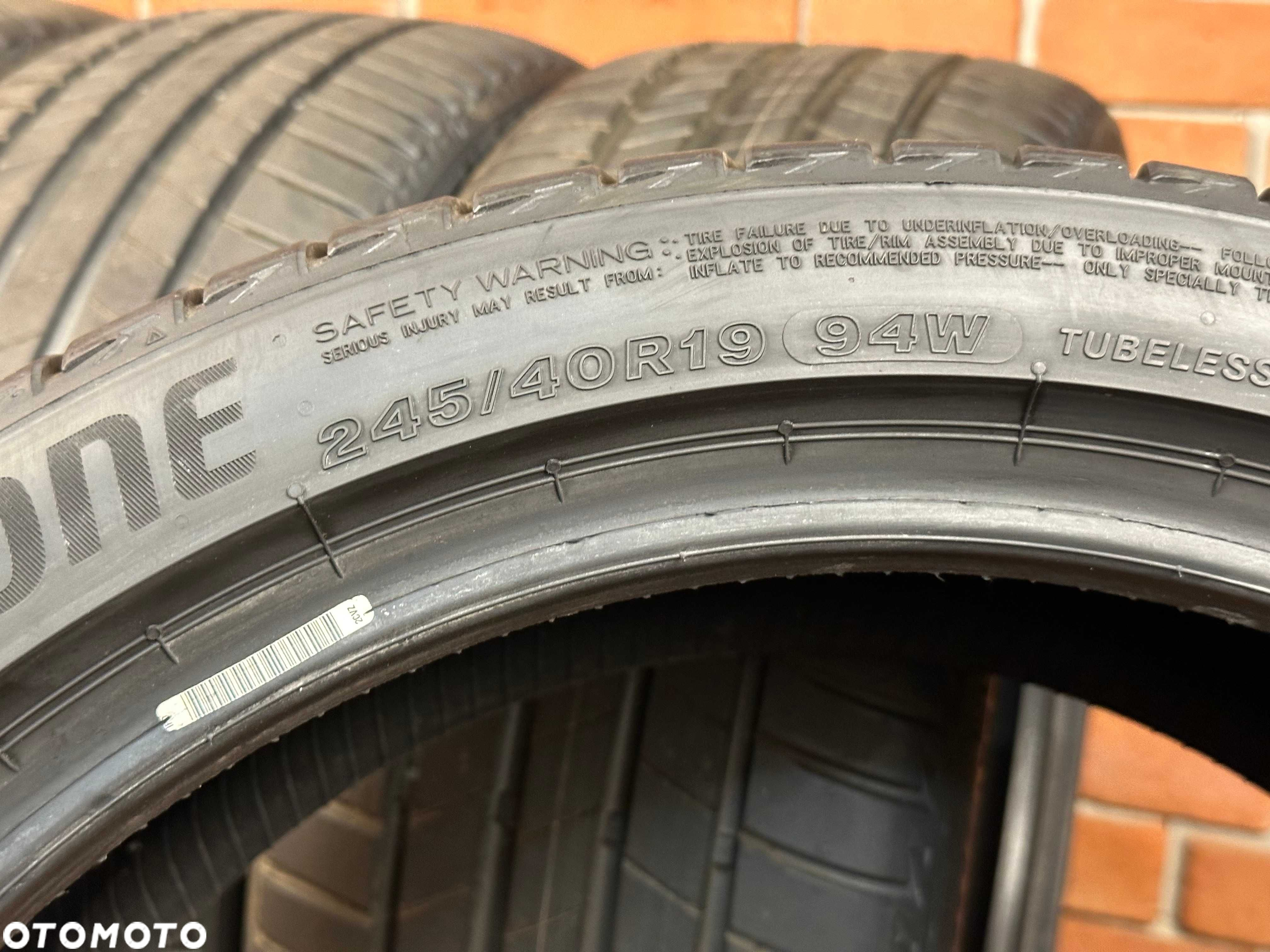 Bridgestone Turanza T005 245/40R19 94W DEMO 2022 - 7