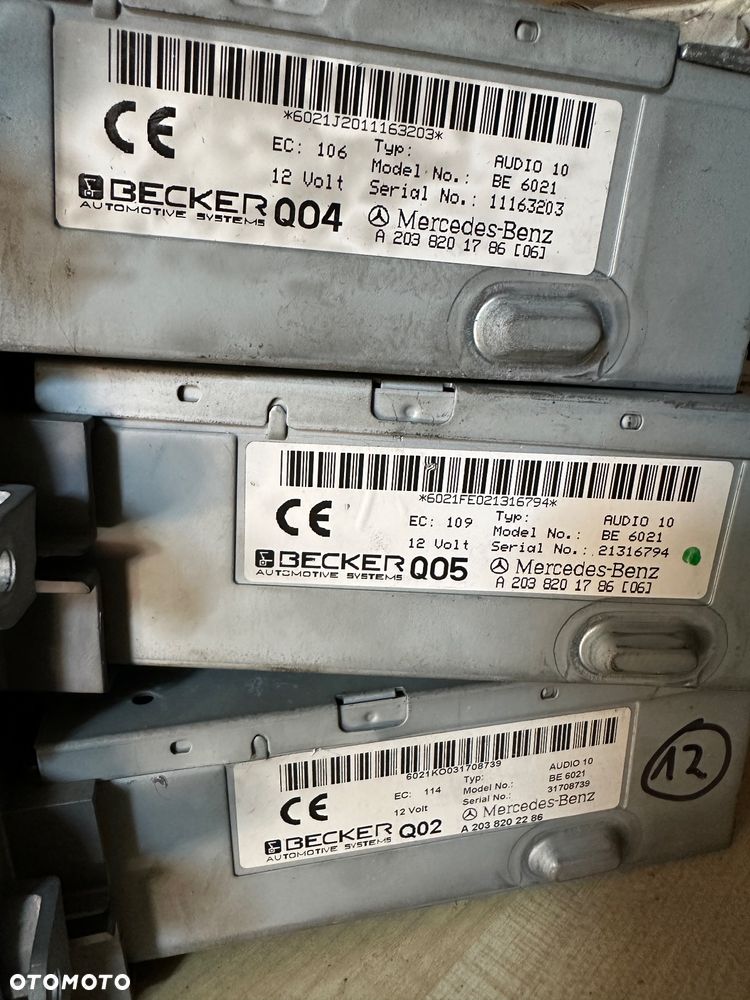MERCEDES VITO VIANO 639 C 203 CLK 209 RADIO 694 655 555 - 3