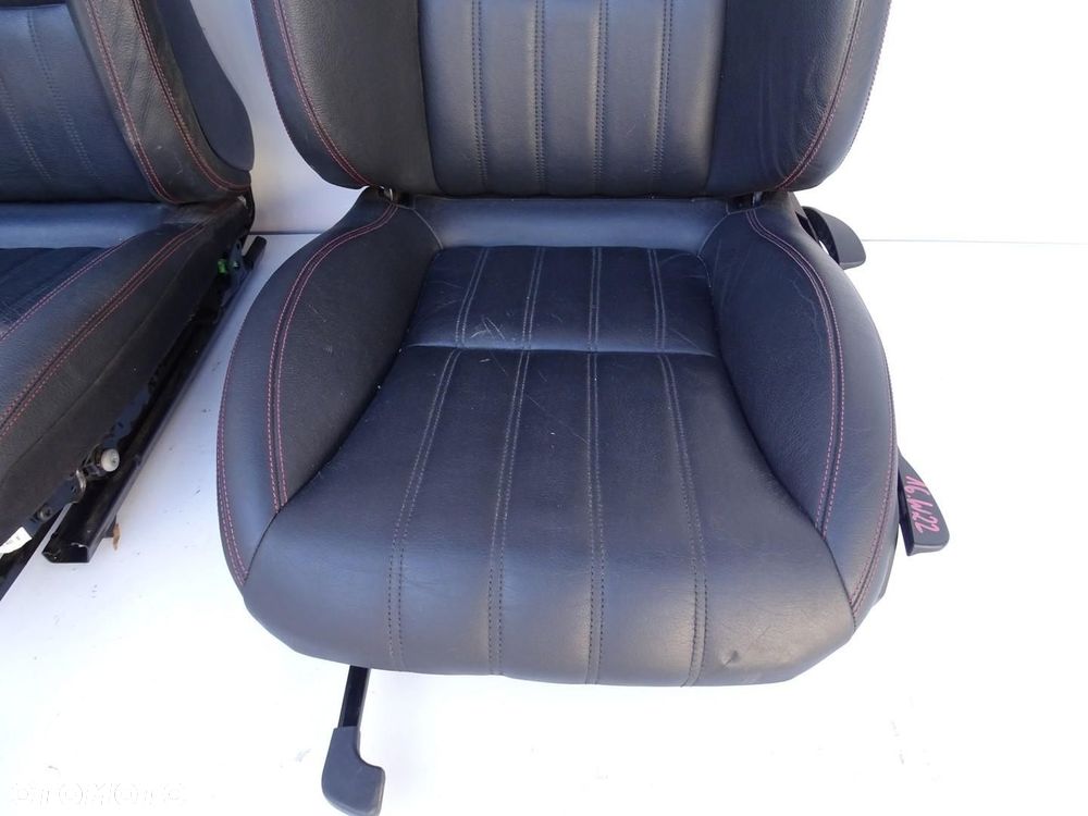 FOTEL PRAWY PRZÓD PASAŻERA AMG MERCEDES SLK R172 W172 CZERWONA NIĆ - 12