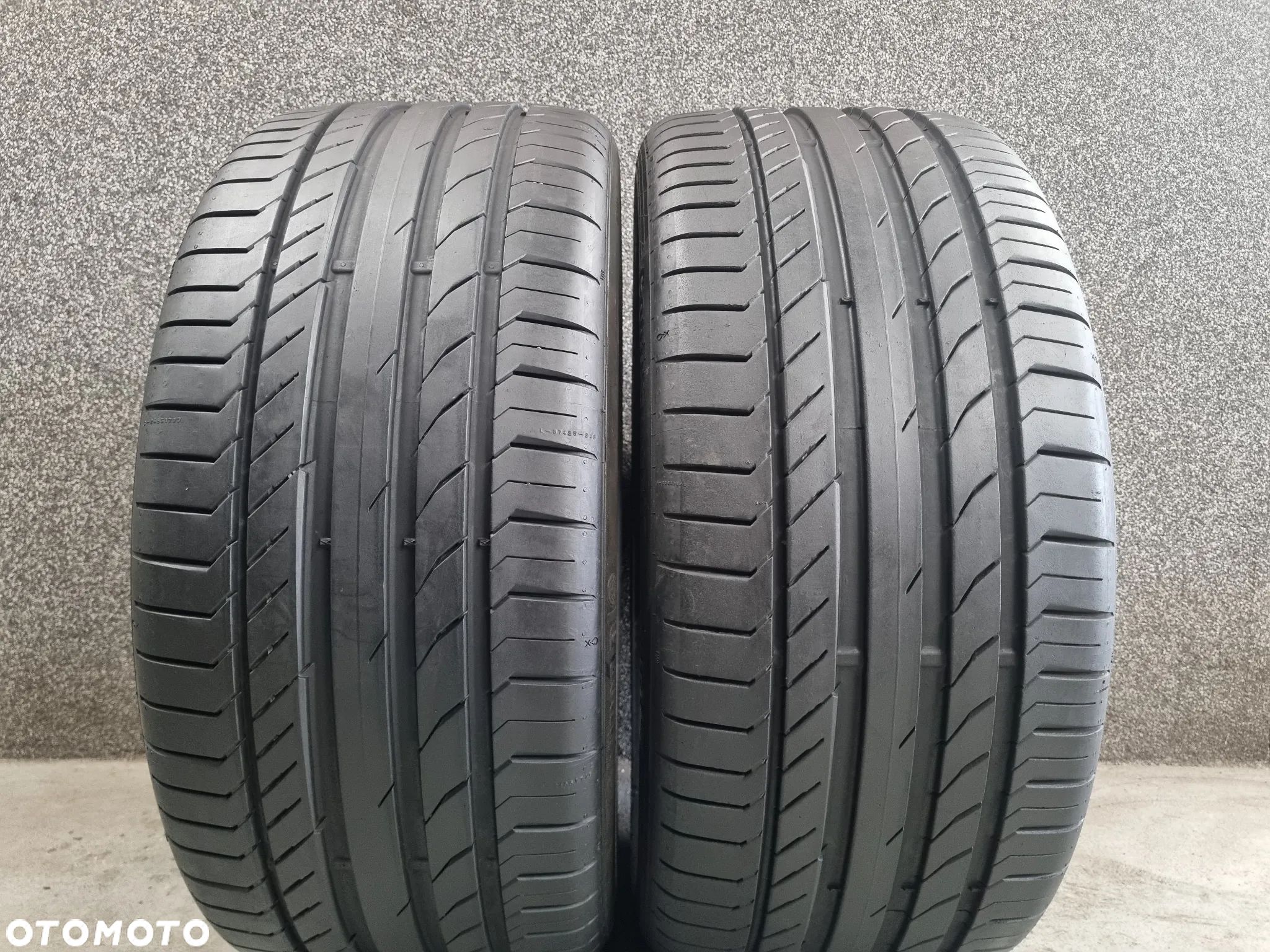 Opony Letnie Continental ContiSportContact 5 ContiSeal 255/40/20 101V XL 2szt. JAK NOWE!!! - 1