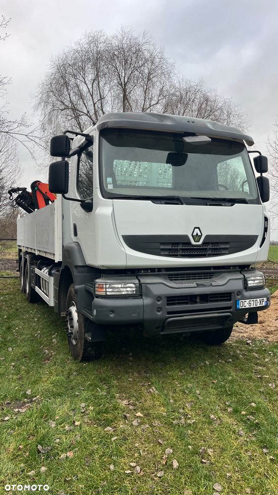 Renault Kerax 6x4 Resor HDS Palfinger 18002 Rotator Widły Radio 5-6 Funkcja Automat Długa Zabudowa ( Hiab, Fassi) - 1