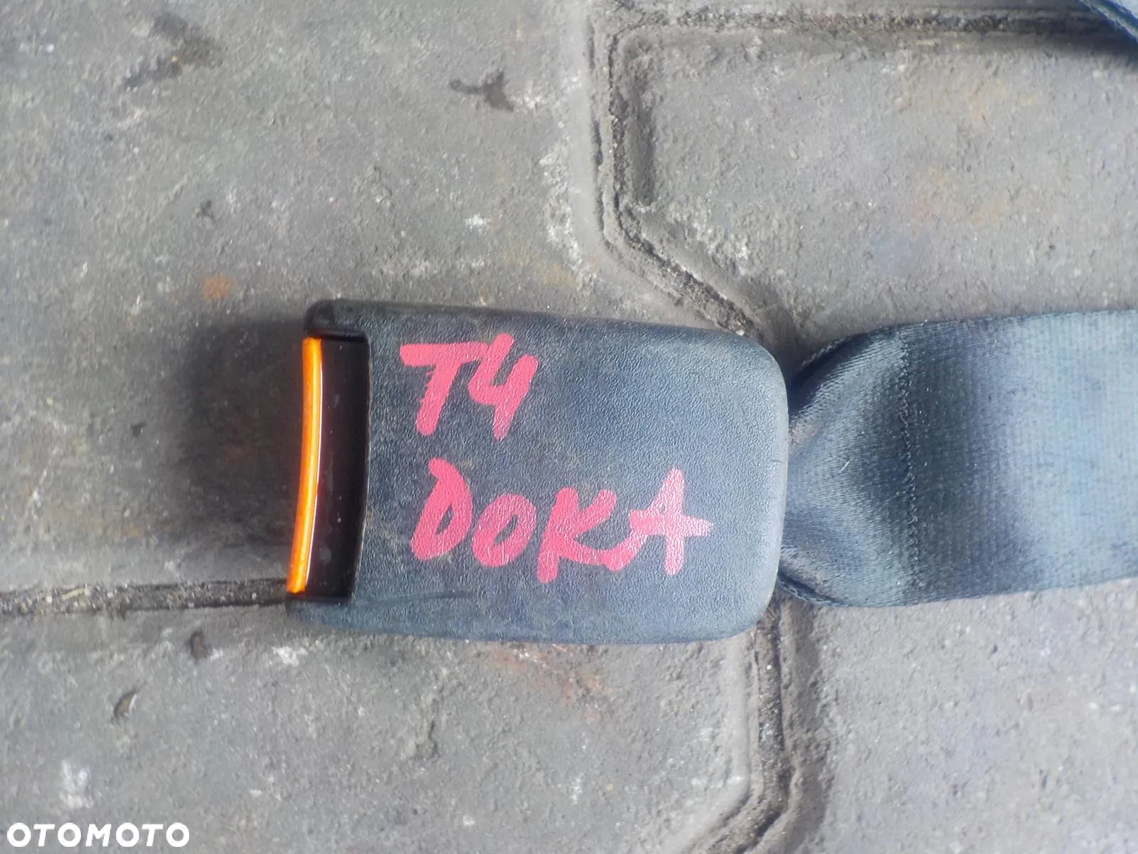VW T4 DOKA SKRZYNIOWY PASY TYŁ TYLNE KOMPLET - 4