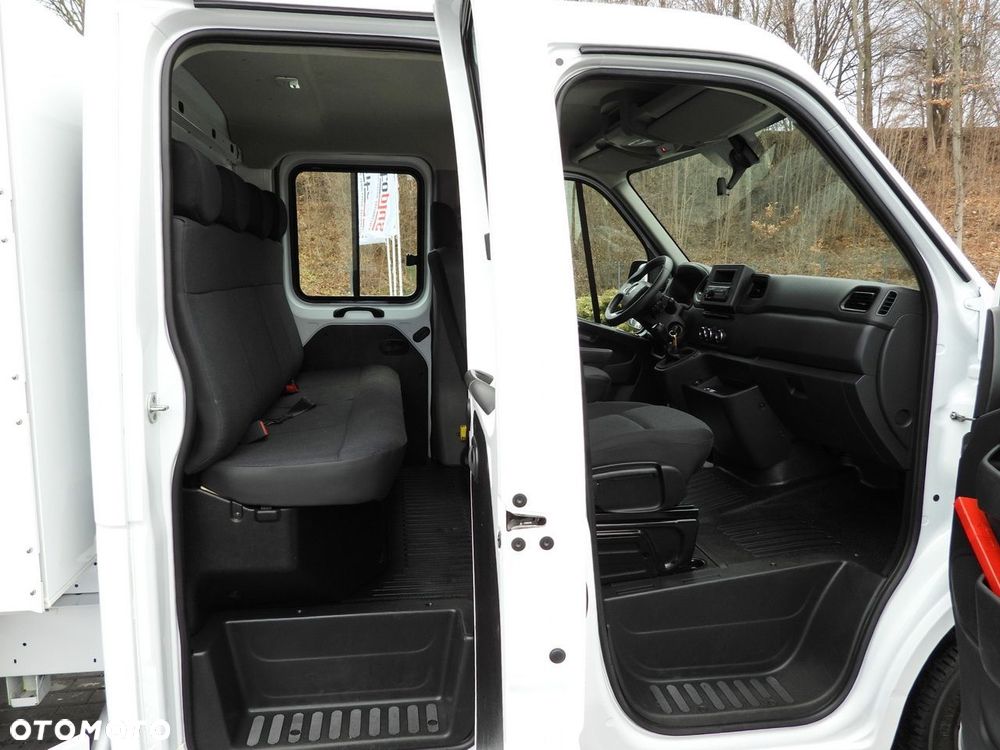 Renault MASTER WYWROTKA PODWÓJNA KABINA DOKA 6 MIEJSC TEMPOMAT LEDY BLIŹNIACZE KOŁA KLIMATYZACJA  145KM - 37