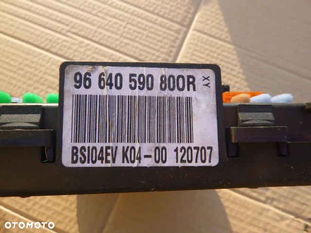 ZESTAW STARTOWY KOMPUTER STACYJKA IMMOBILIZER BSI CITROEN C4 PICASSO 1.6 HDI 0281012980 - 14