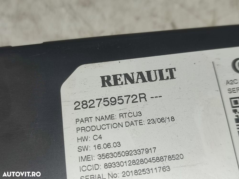 Modul navigatie 282759572R Renault Zoe 1 [2012 - 2020] 5AQ601 - 2