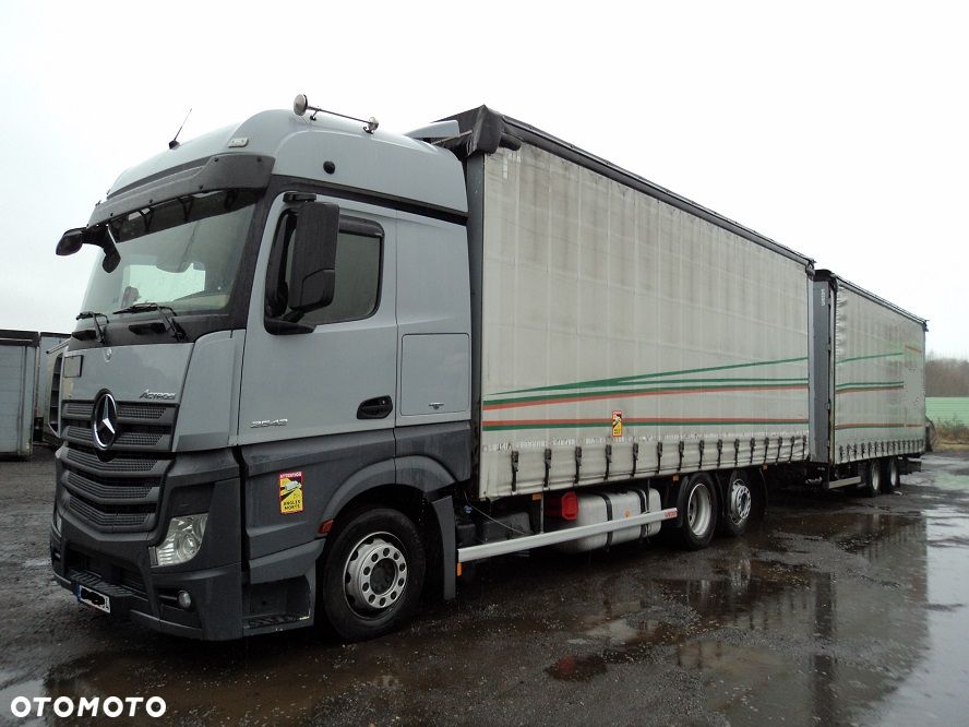 Mercedes-Benz Actros 2542 + 7.70m tandem przejazdowe - 1