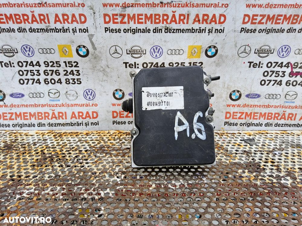 Modul ABS Audi a6 c6 cod 4f0614517t unitate abs ecu calculator abs - 1