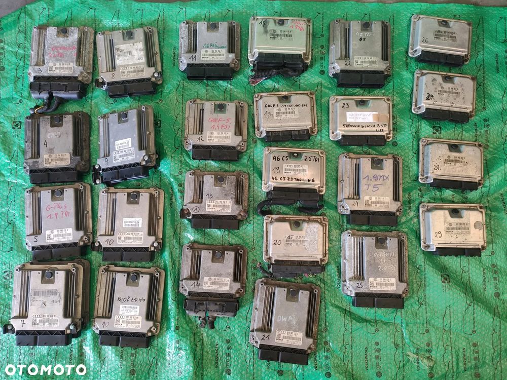 VW AUDI SEAT SKODA PORSCHE SIEMENS MAGNETI MARELLI DELPHI KOMPUTER SILNIKA - 1