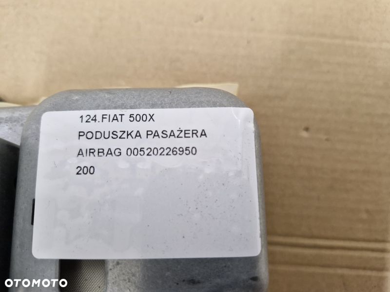 FIAT 500X 500 X PODUSZKA POWIETRZNA PASAŻERA AIRBAG 00520226950 - 6