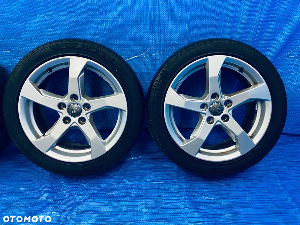 KOŁA KOŁO 17 FELGA ALUMINIOWE ALUSY 17" x 7,5J  5X112 ; 57,1mm ET51 KOMPLET ; OPONY LETNIE LATO ; AUDI A3 8L 8P 8V 8Y A4 B5 B6 B7 ; VW GOLF V VI VII VIII PASSAT B5 B6 B7 B8 ; SKODA OCTAVIA SUPERB SEAT ITP. ORYGINAŁ 8V0601025CT AUDI - 4