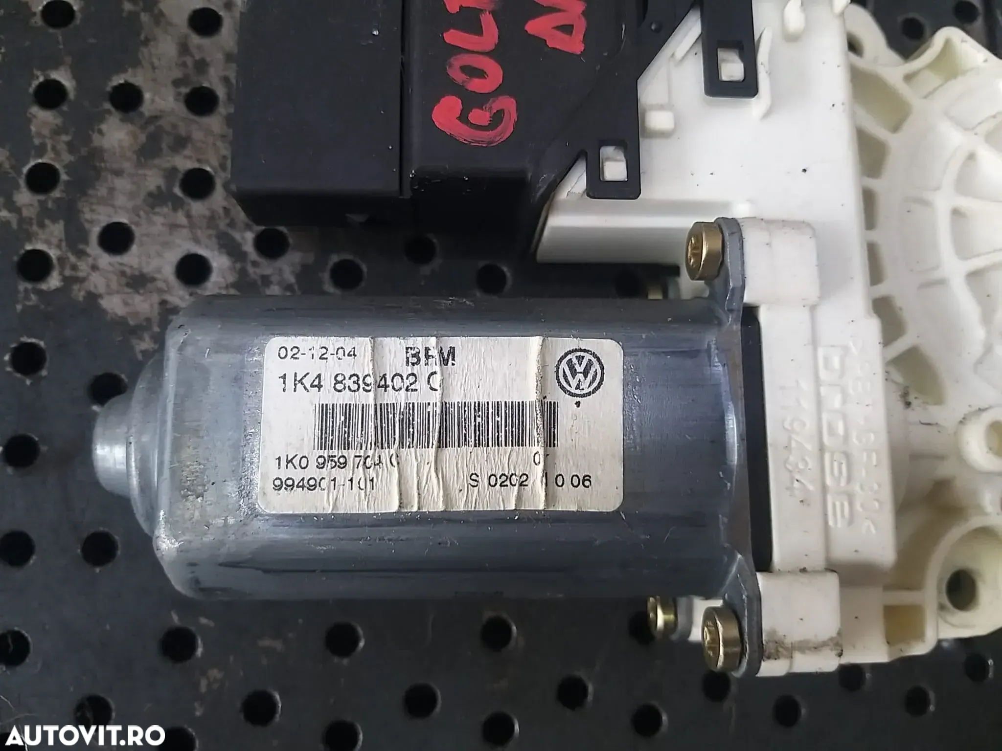 Motoras macara dreapta spate vw golf 5 1k 997755101 7746005901 1k4839402c 1k0959704g - 2