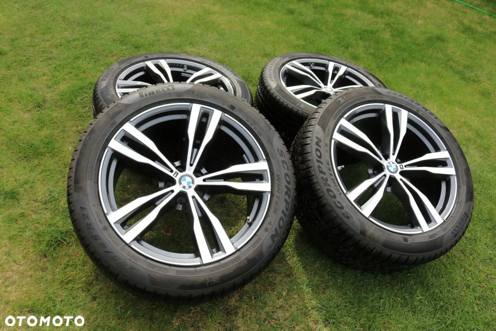 Koła do BMW X7 G07 zimowe 21 - Double-spoke 754 Orbit Grey runflat - 3