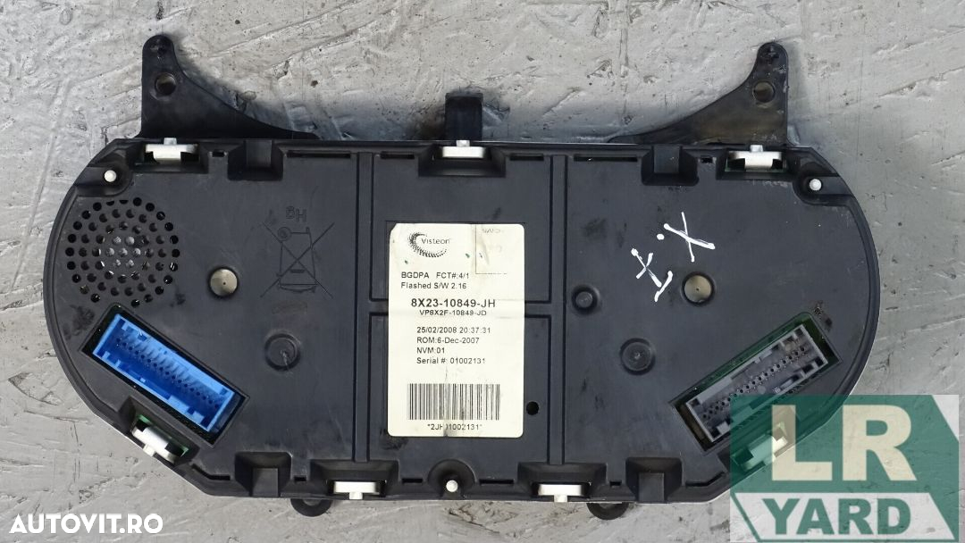 Ceasuri bord in kilometri / kilometraj / Jaguar XF 2.7 TDV6 / dezmembrari piese / dezmembrez Jaguar - 2