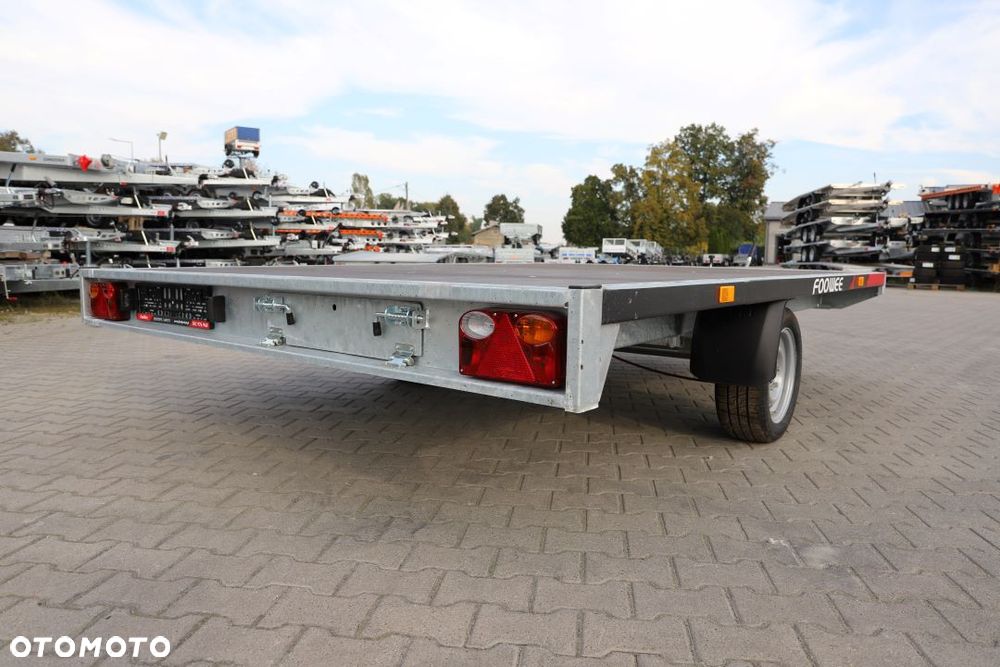 Inny Platforma FOOWEE 3.2x2.2 do transportu dwóch quadów, buggy DMC 1300kg, Podjazdy 2.4m alu - 13
