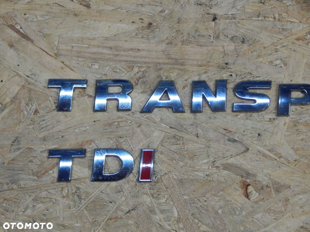 vw t5 lift transporter emblemat logo znaczek napis klapy tdi komplet - 2