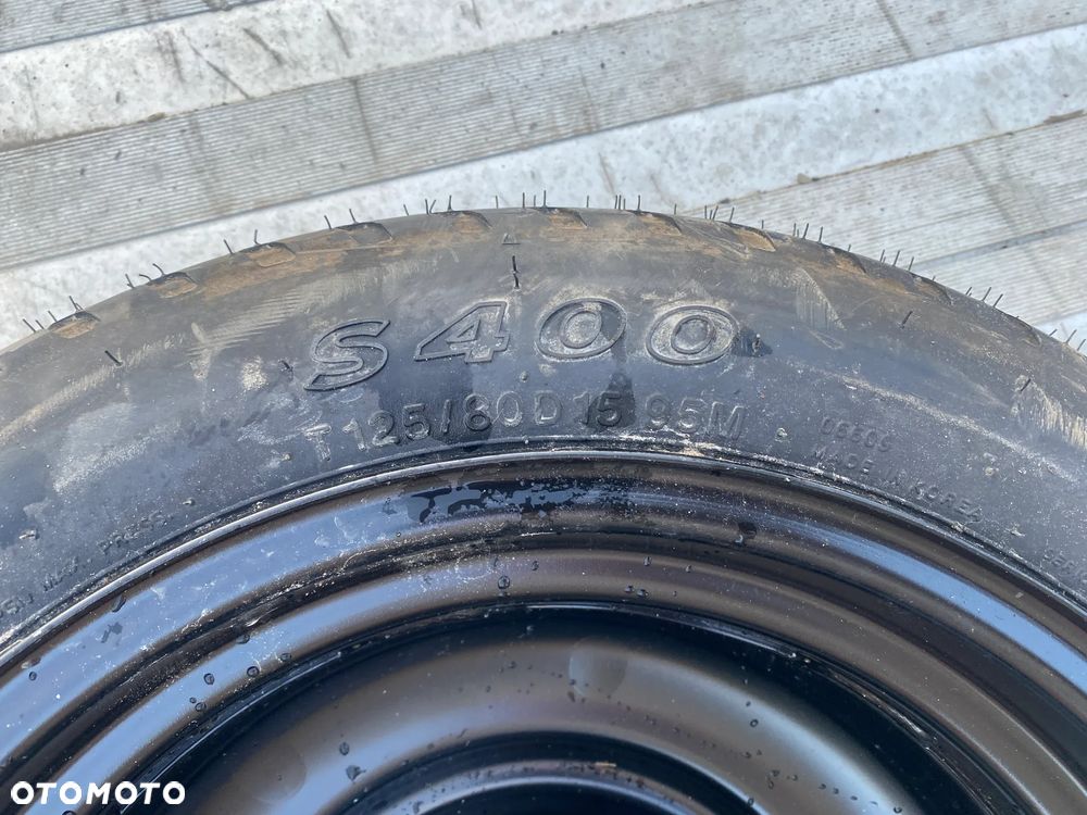 KOŁO ZAPASOWE ZAPAS DOJAZDÓWKA HYUNDAI KIA 125/80D15 529101H900 HANKOOK - 9
