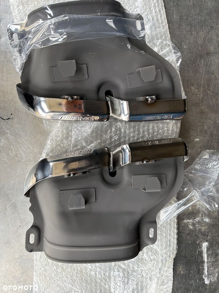 Mercedes s63 AMG  koncówka wydechu NOWA CHROM c217  s222 gls gle c63 - 6