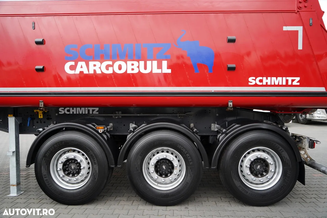 Schmitz Cargobull BASCULĂ / ALUMINIU / 24 m3 / 2021 / ANVELOPE 100% / GREUTATE: 5100 KG / AXĂ RIDICATĂ - 18