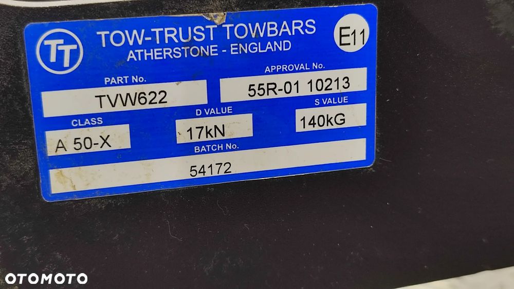VW TOUAREG 7P 10-18R BELKA HAK HOLOWNICZY TVW622 55R-01 10213 - 4