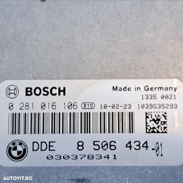 Set kit pornire ( calculator motor, CAS, cheie ) Original BMW E81 E87 LCI E82 E88 E90 LCI E91 LCI E84 - 2